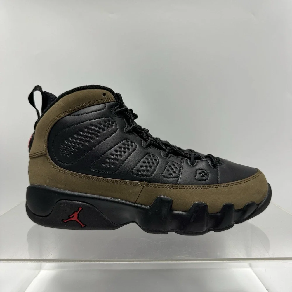Brand New Nike Air Jordan 9 Retro GS Black Olive HV4574-030 Size 6.5Y Youth